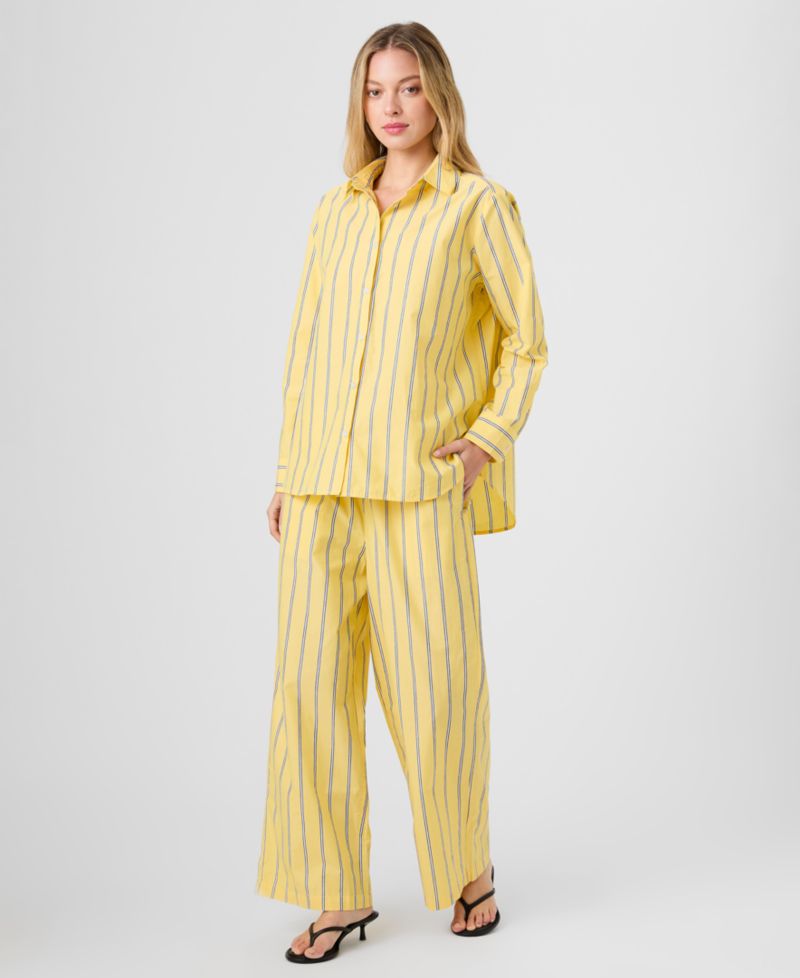 Women's Striped Drawstring Pants