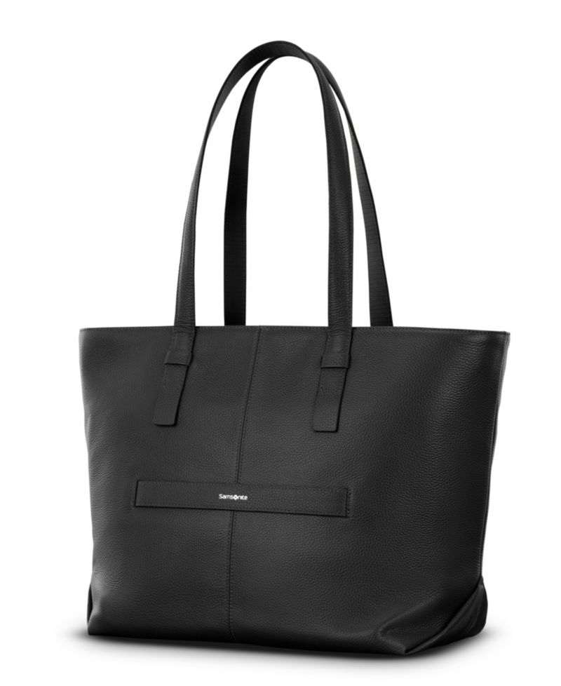 19" Mobile Solution 2 Leather Tote Bag