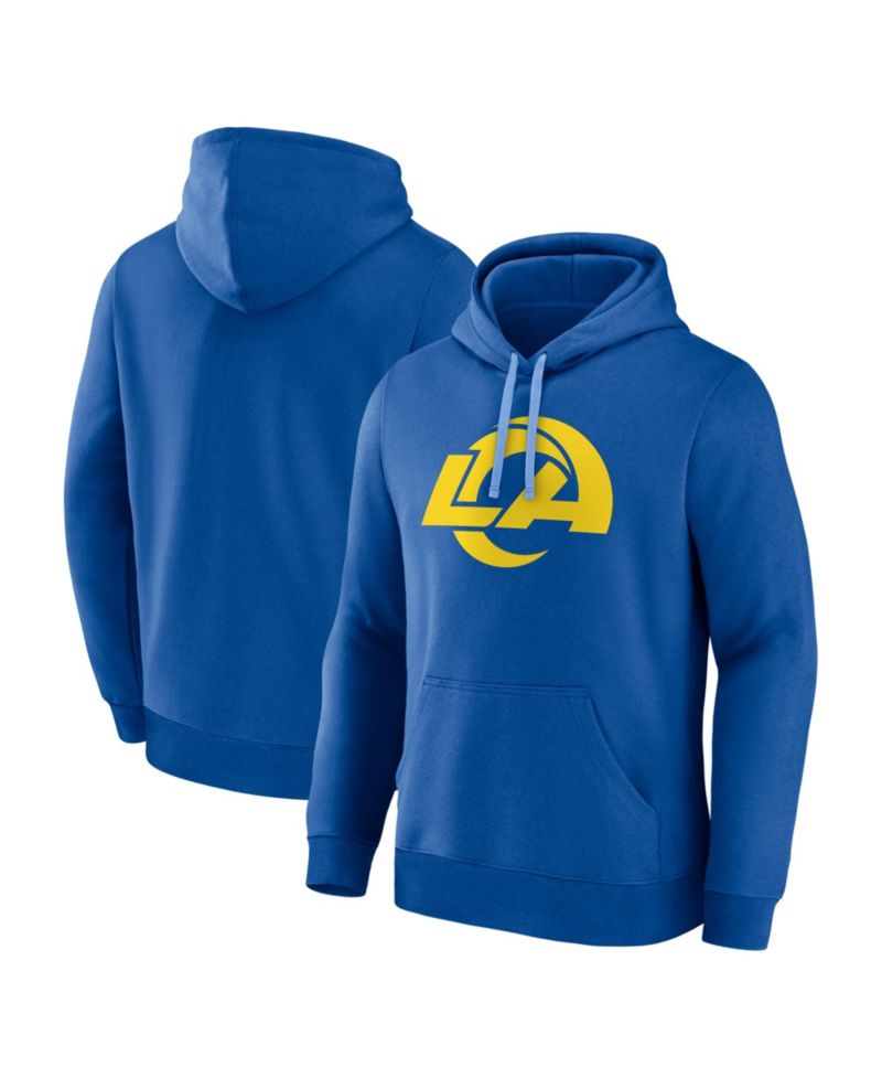 Men's Royal Los Angeles Rams Primary Logo Hoodie