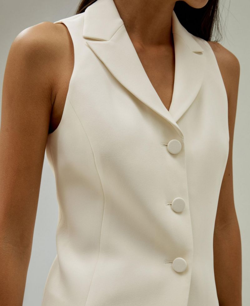 Women's Silk Suit Vest