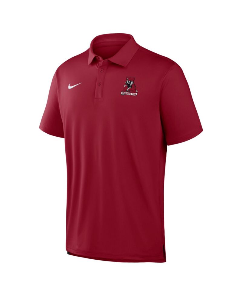 Men's Crimson Alabama Crimson Tide 2026 Sideline Tour Dri-FIT Polo Shirt