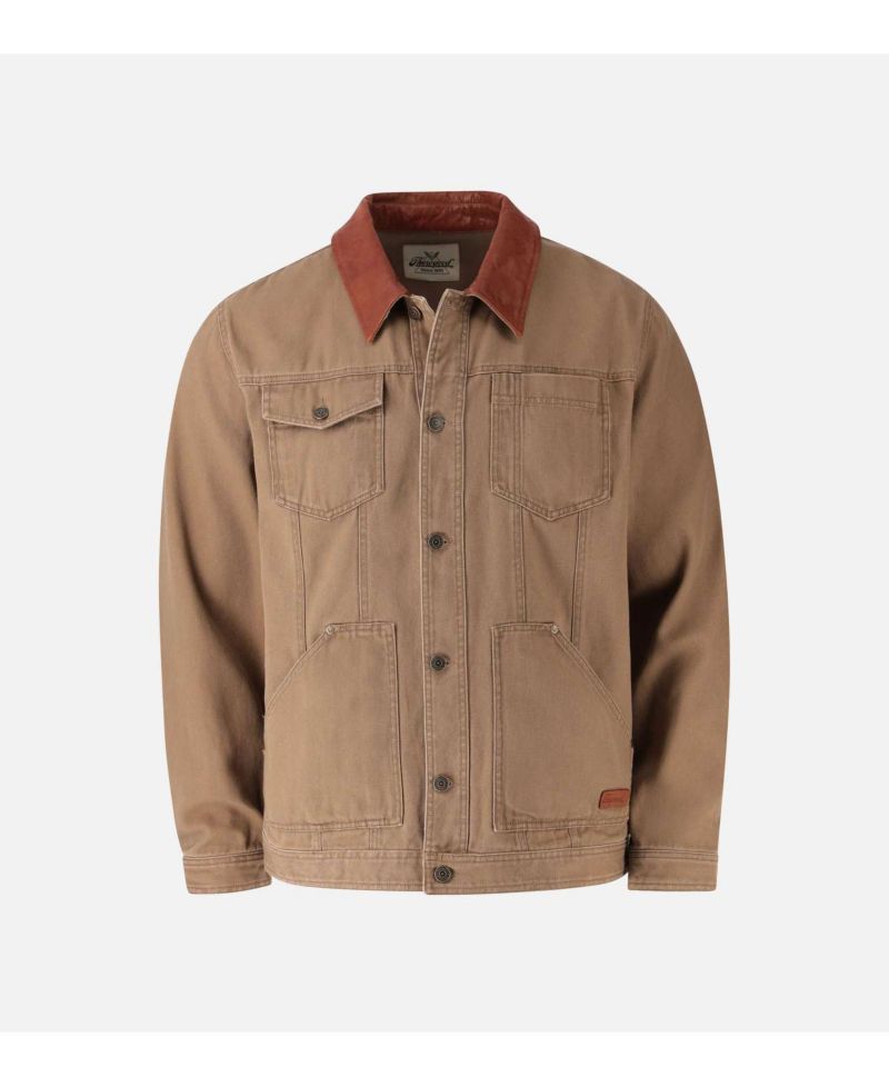 Men's Stone Wash Canvas Trucker Jacket