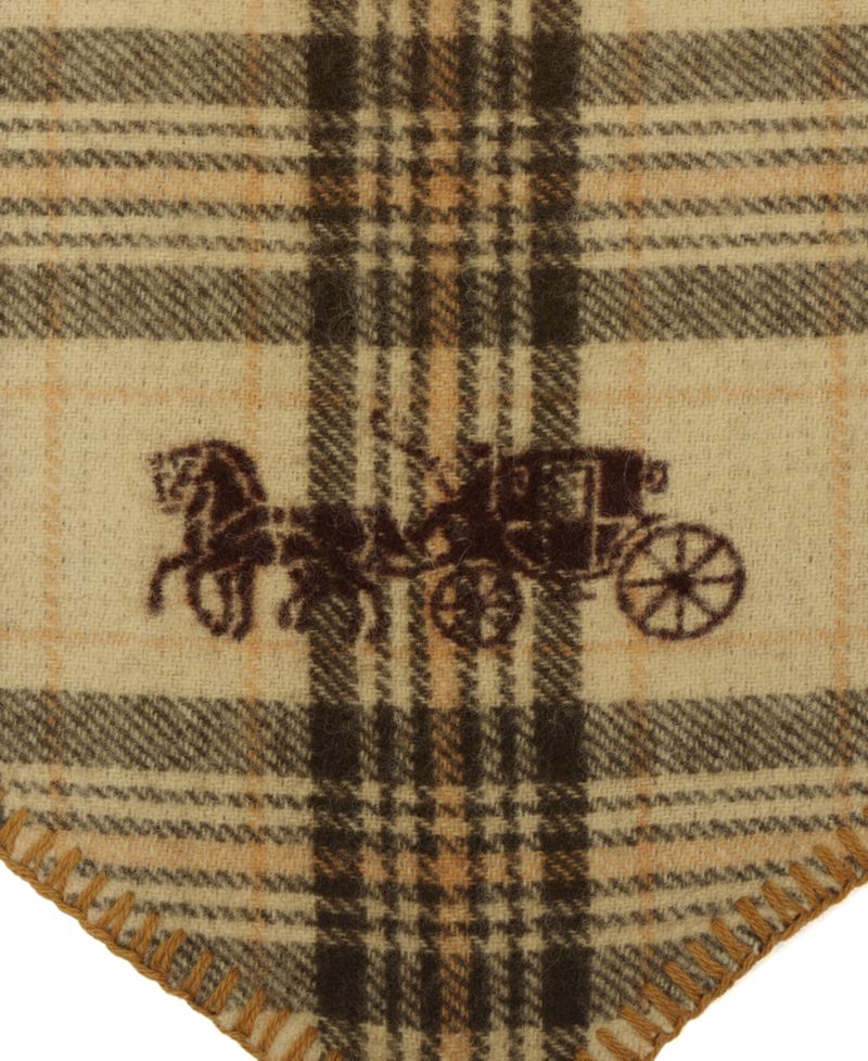 Lucy Plaid Triangle Scarf