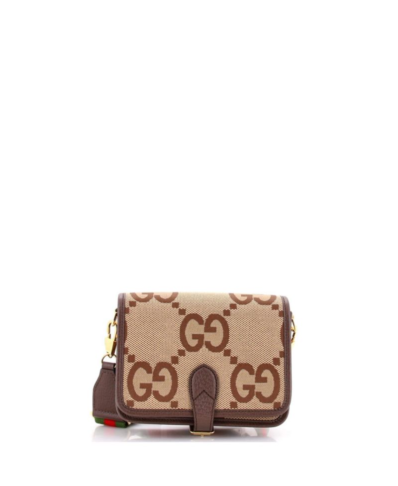 Small Buckle Messenger Bag Jumbo GG Canvas