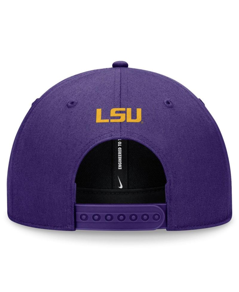 Men's Purple LSU Tigers Local Adjustable Hat