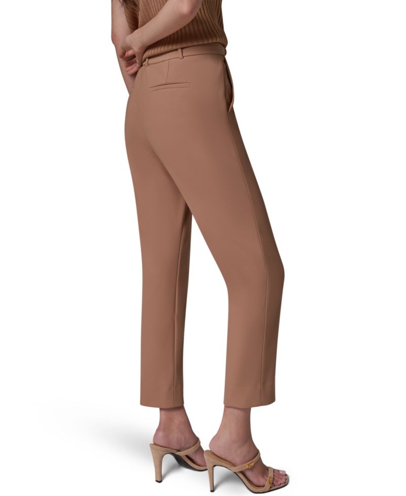 Women's Straight-Leg Flat-Front Pants