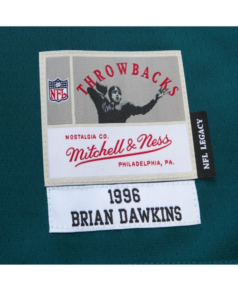Men's Brian Dawkins Midnight Green Philadelphia Eagles 1996 Legacy Replica Jersey