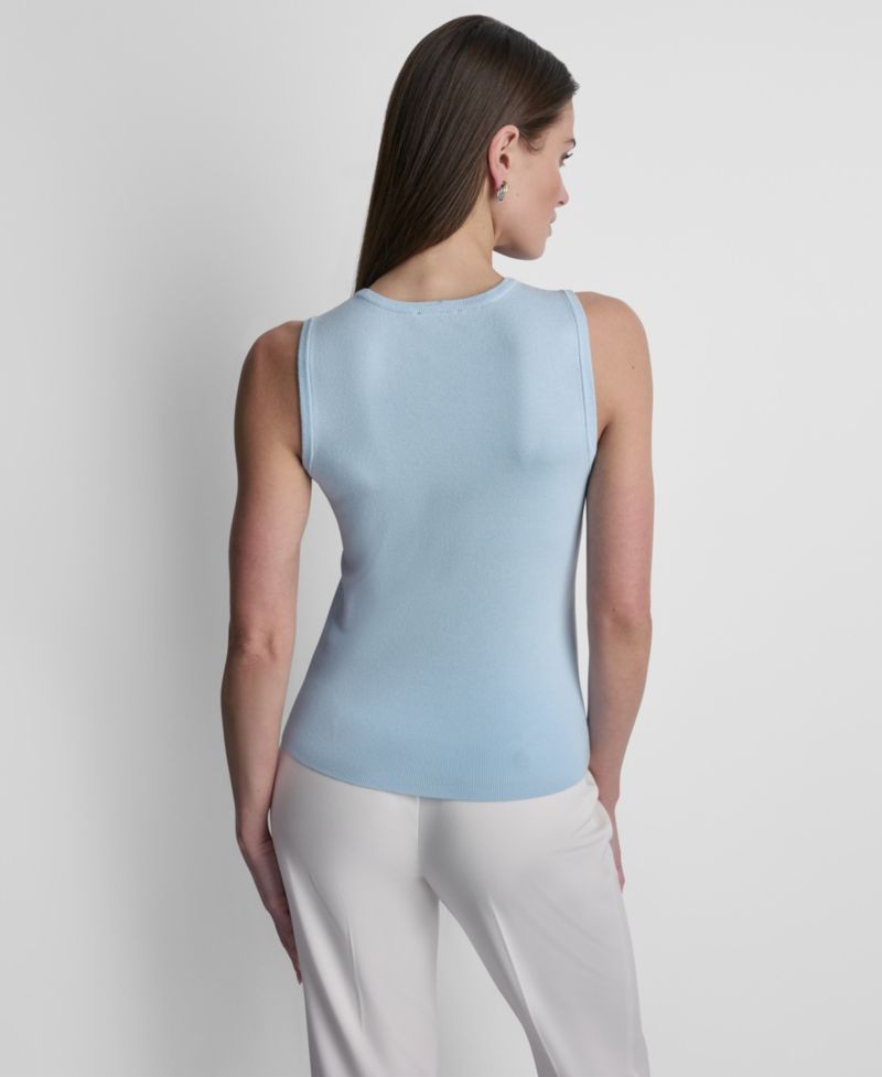 Women's Sleeveless V-Detailed Sweater