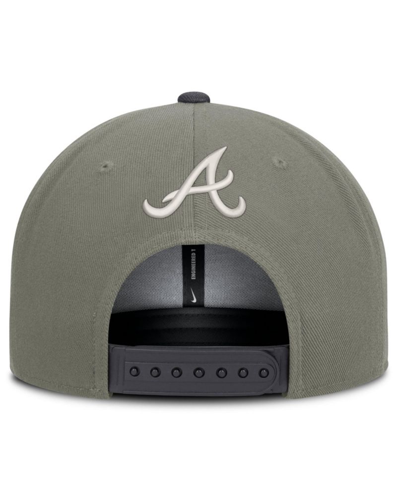 Men's Olive Atlanta Braves Pro Dri-FIT snapback Hat