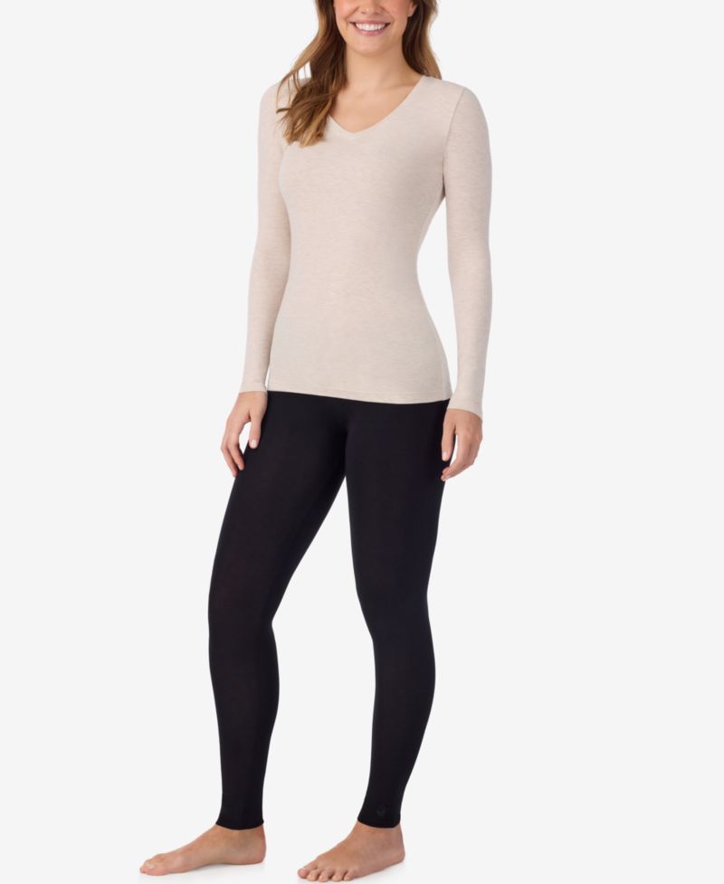 Women's Softwear with Stretch Long-Sleeve V-Neck Top