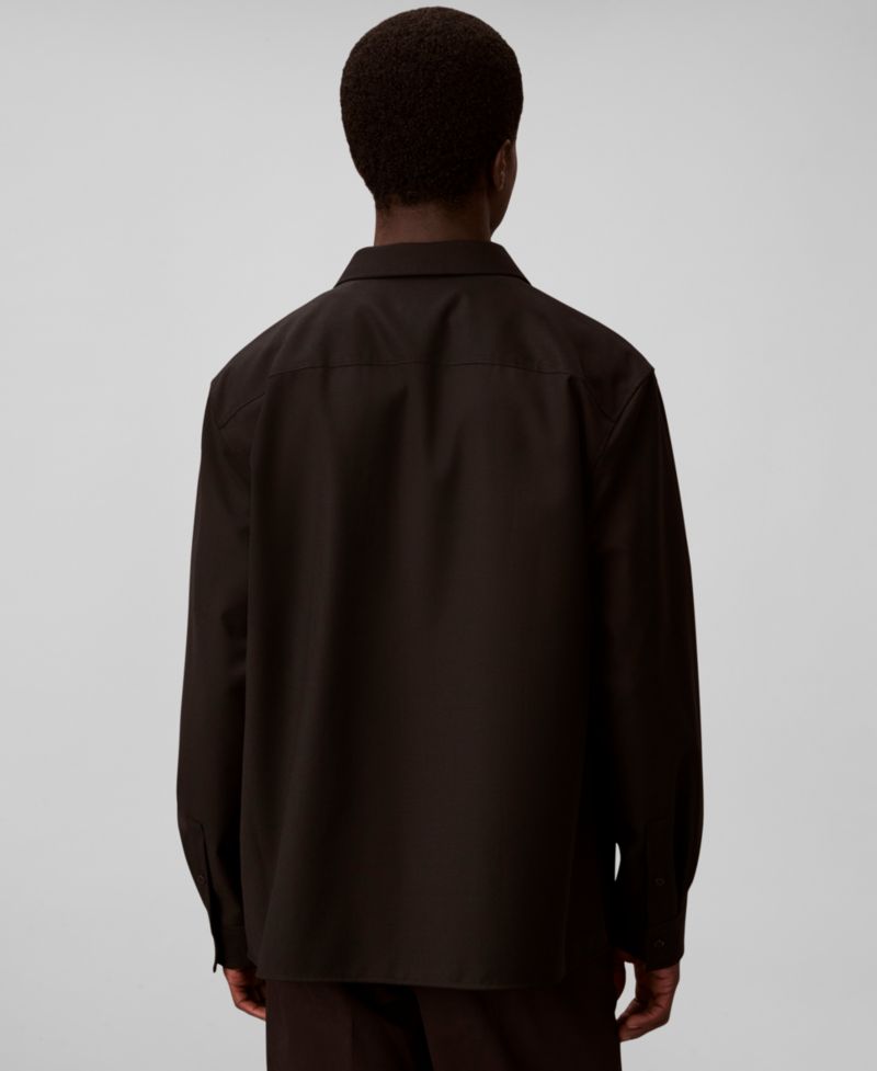 Men's Travel Twill Regular-Fit Shirt