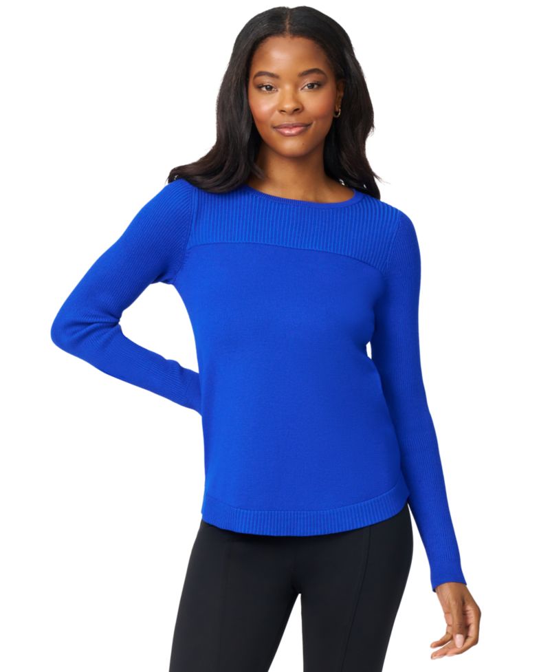 Women's Boat Neck Long-Sleeve Sweater