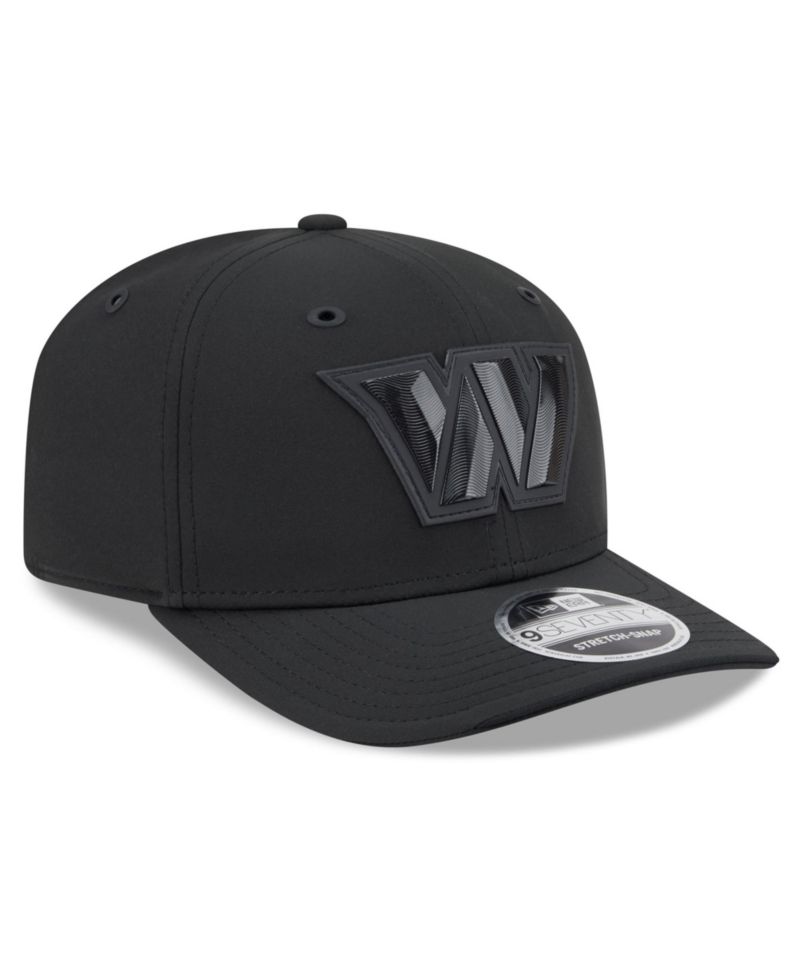 Men's Black Washington Commanders 2026 Sideline 9SEVENTY Adjustable Hat