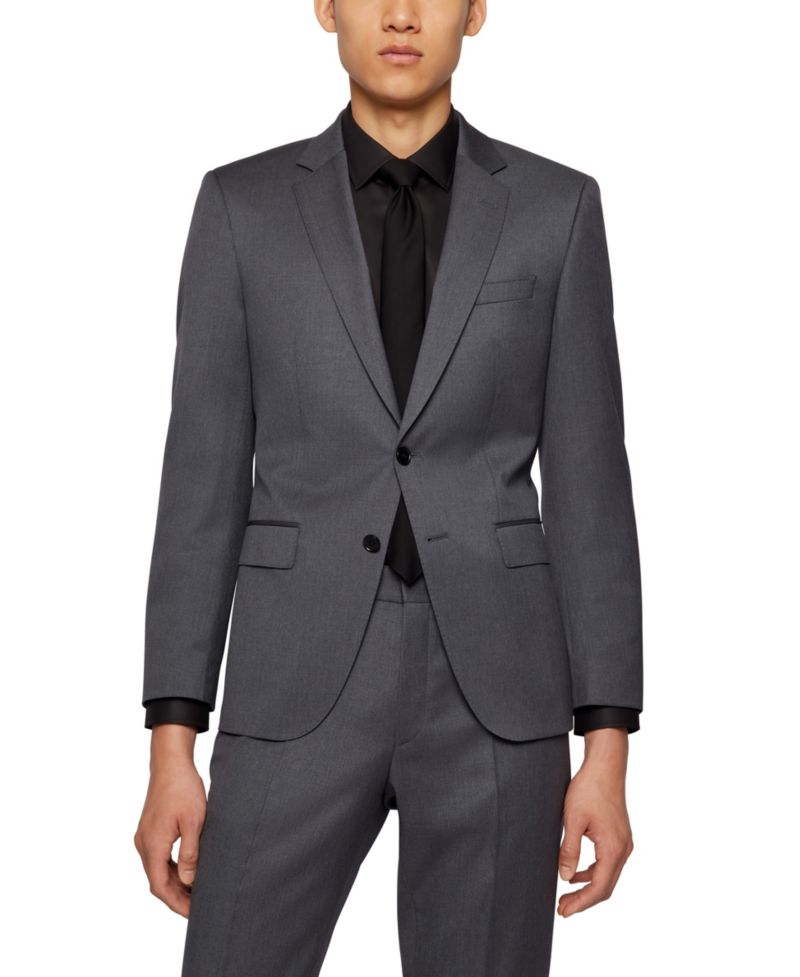 Men's Single-Breasted Suit Jacket