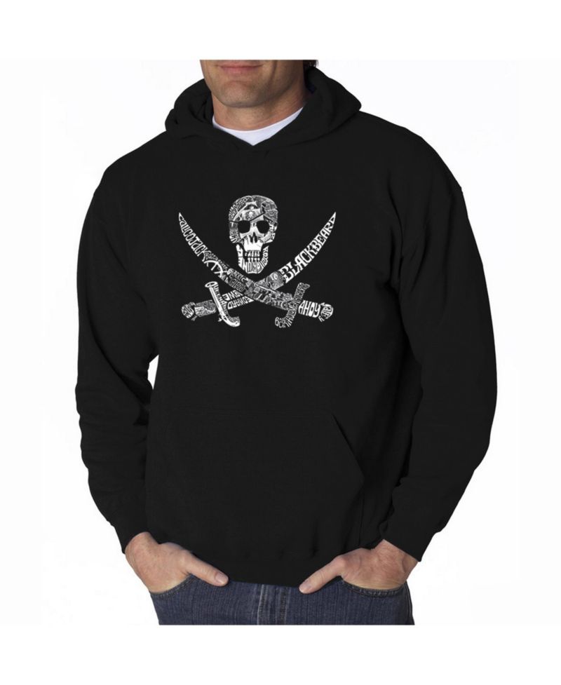 Men's Word Art Hoodie - Pirate