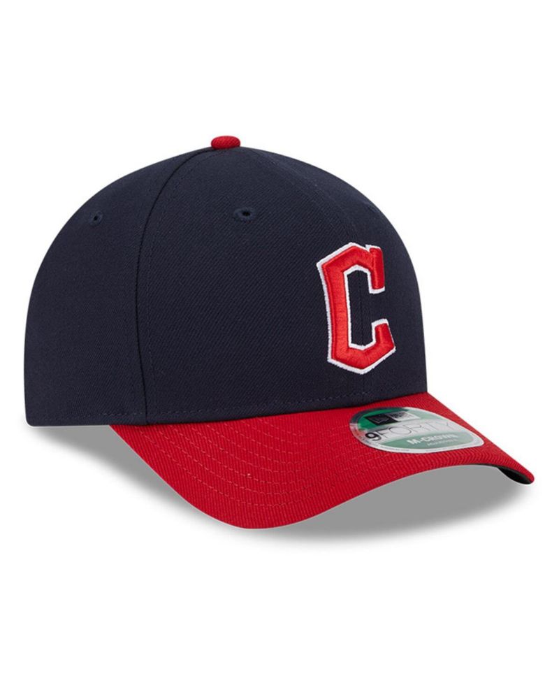 Men's Navy Cleveland Guardians Player Replica 9FORTY Adjustable Hat