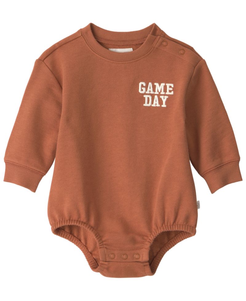 Baby Boys' or Baby Girls' Game Day Long-Sleeve Graphic Bubble