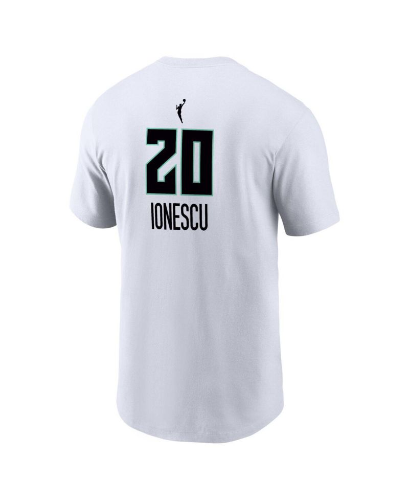 Men's Sabrina Ionescu White New York Liberty Heroine Edition Name & Number T-Shirt