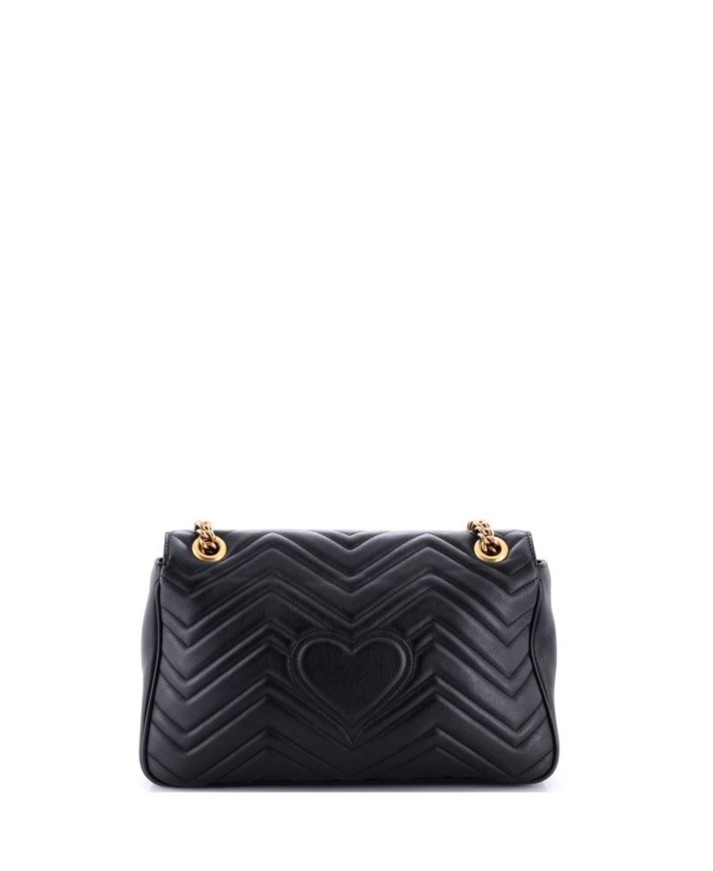 Medium GG Marmont Flap Bag Matelasse Leather