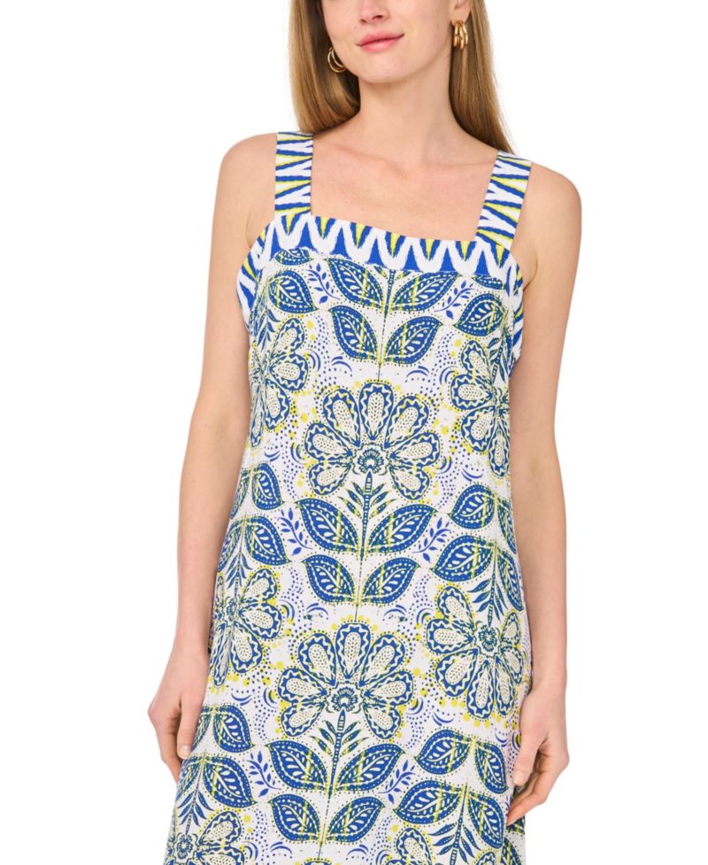 Women's Sleeveless Thick Strap Maxi Dress