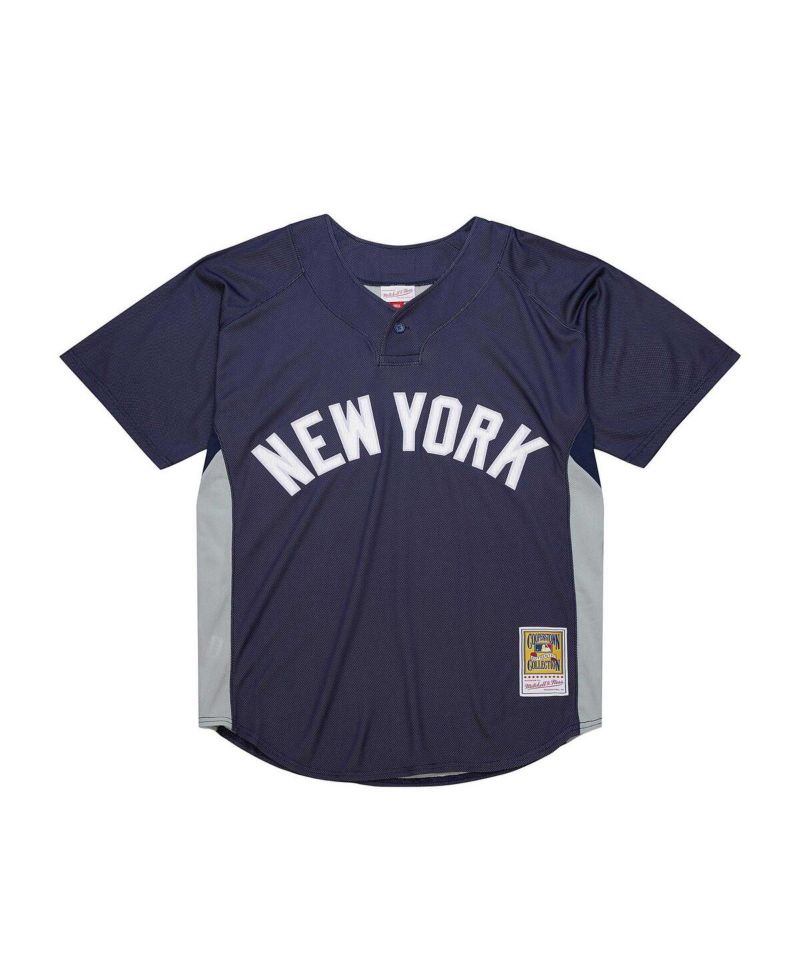 Men's Derek Jeter Navy New York Yankees Cooperstown Collection Batting Practice Jersey
