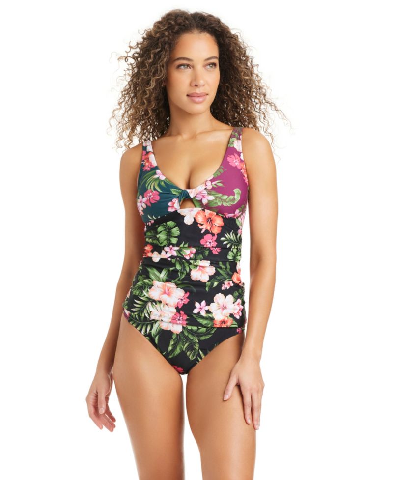 Women's Tropical Heat Tab Side Hipster Swim Bottoms