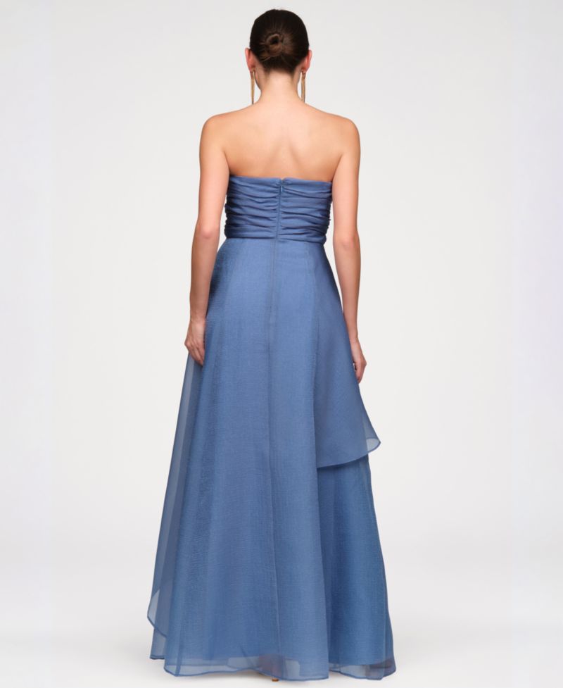 Women's Strapless Organza Gown