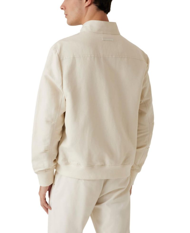 Men's Nolan Linen Harrington Jacket