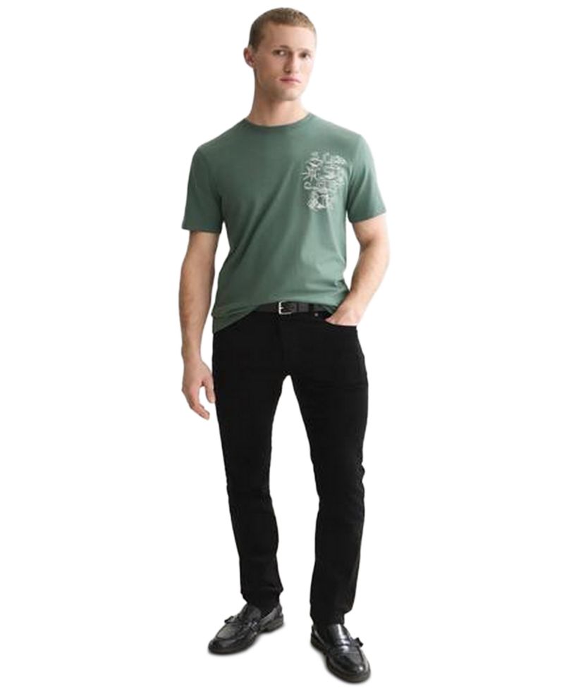 Men's Left Chest Artwork Regular-Fit T-Shirt