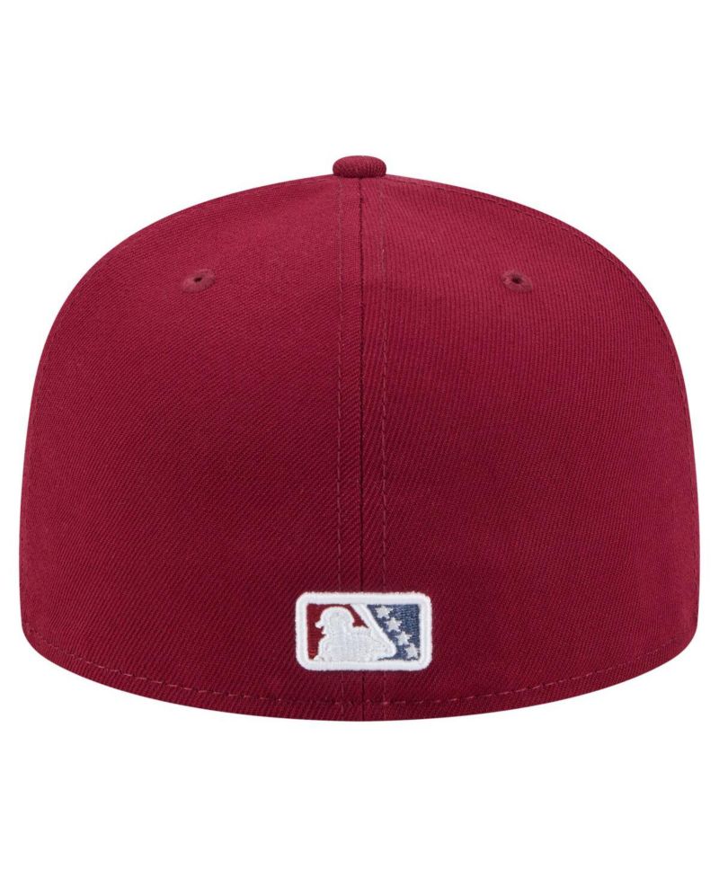 Men's Burgundy Frisco RoughRiders Authentic Collection 59FIFTY Hat