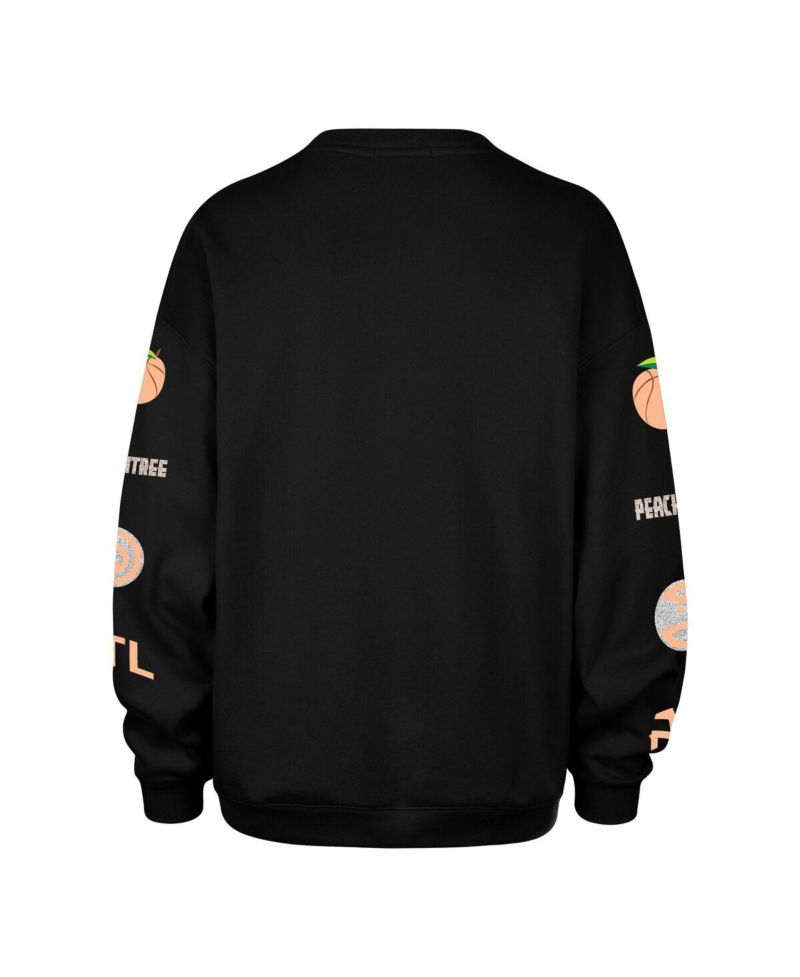 Women's Black Atlanta Hawks 2025/26 City Edition Go Big Oversized Sweatshirt