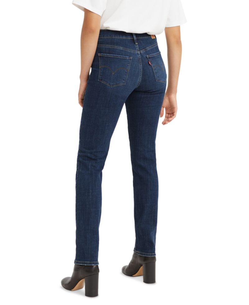 Trendy Plus Size 314 Mid-Rise Shaping Straight-Leg Jeans