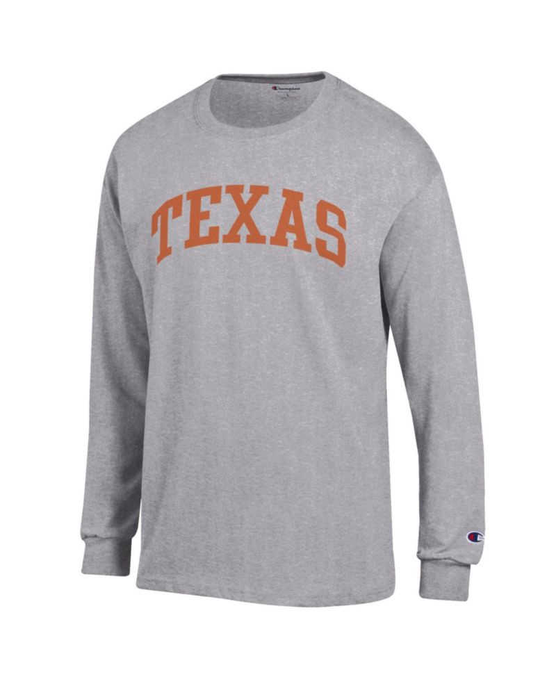 Men's Texas Orange Texas Longhorns Basic Arch Long Sleeve T-Shirt