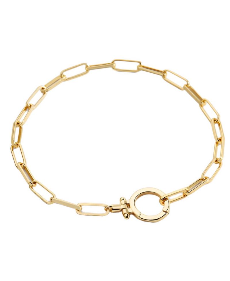 Mint Paperclip Bracelet