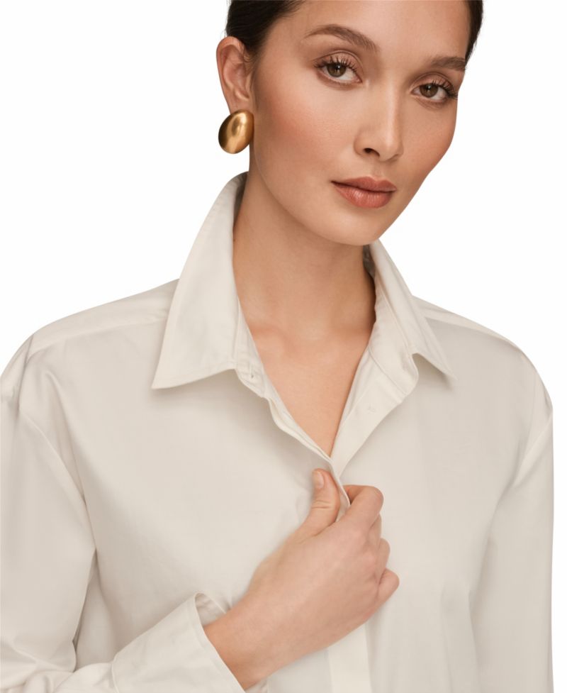 Women's Long-Sleeve Button-Up Shirt