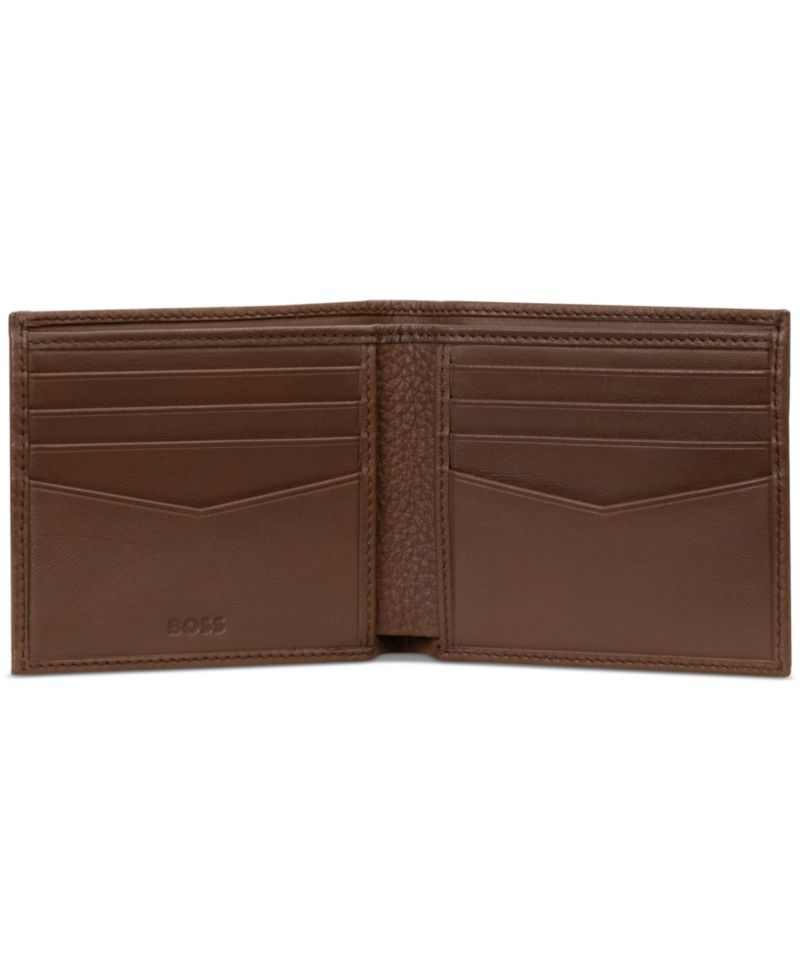 Boss Men's New Crosstown Bifold Leather Wallet