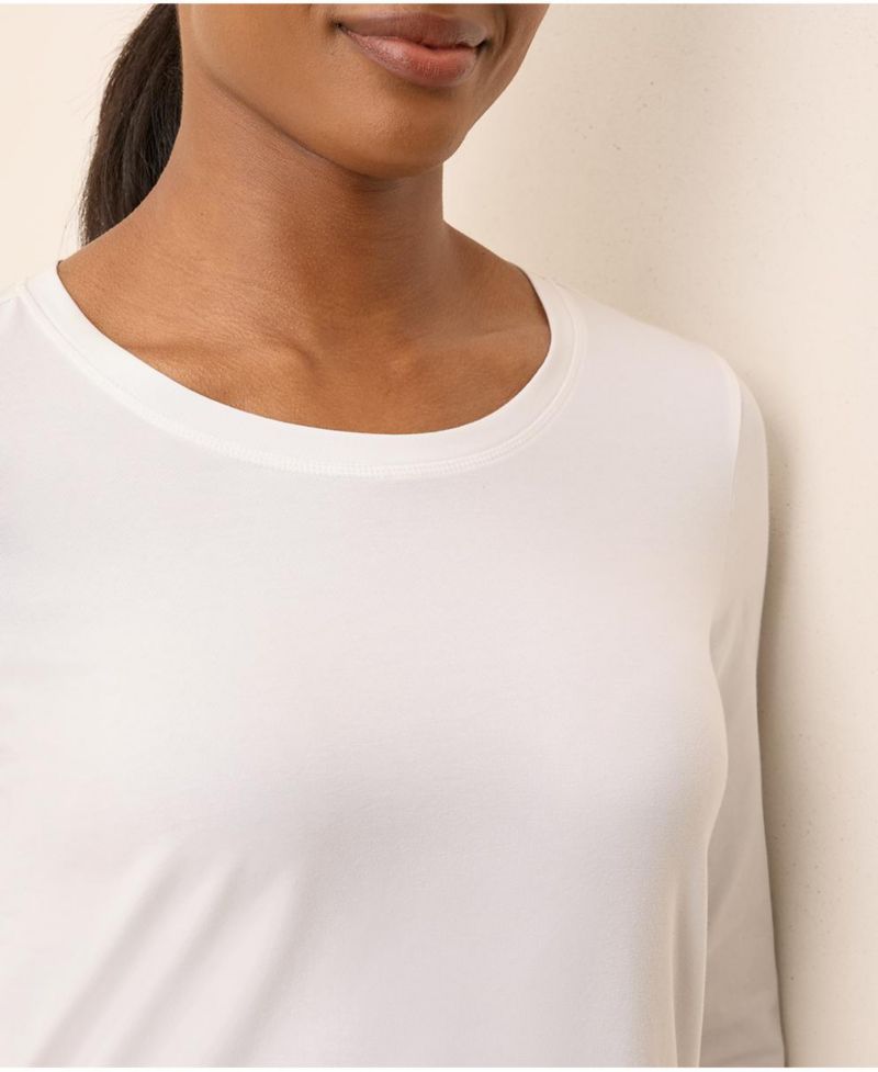 Women's Luxe Stretch Jersey Swing Long Sleeve Tee