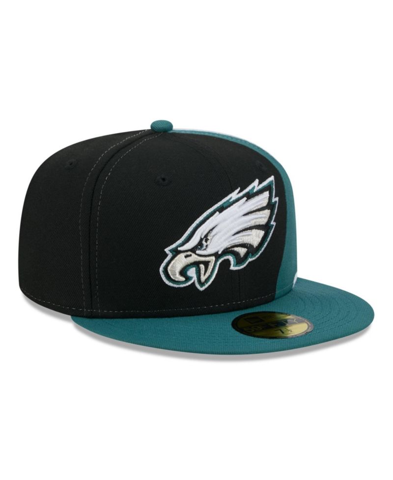 Men's Black/Midnight Green Philadelphia Eagles Shock 59FIFTY Fitted Hat