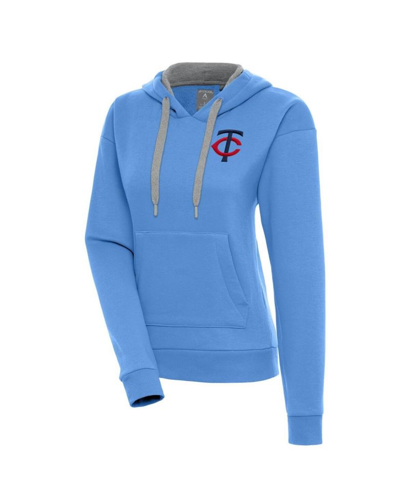 Women's Light Blue Minnesota Twins Victory Pullover Hoodie