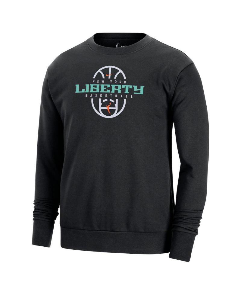 Men's and Women's Black New York Liberty 2026 On-Court Practice Dri-FIT Sweatshirt