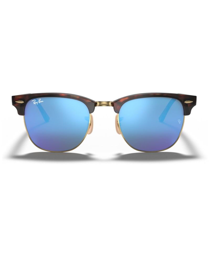 Unisex Sunglasses, RB3016 CLUBMASTER MINERAL FLASH LENSES