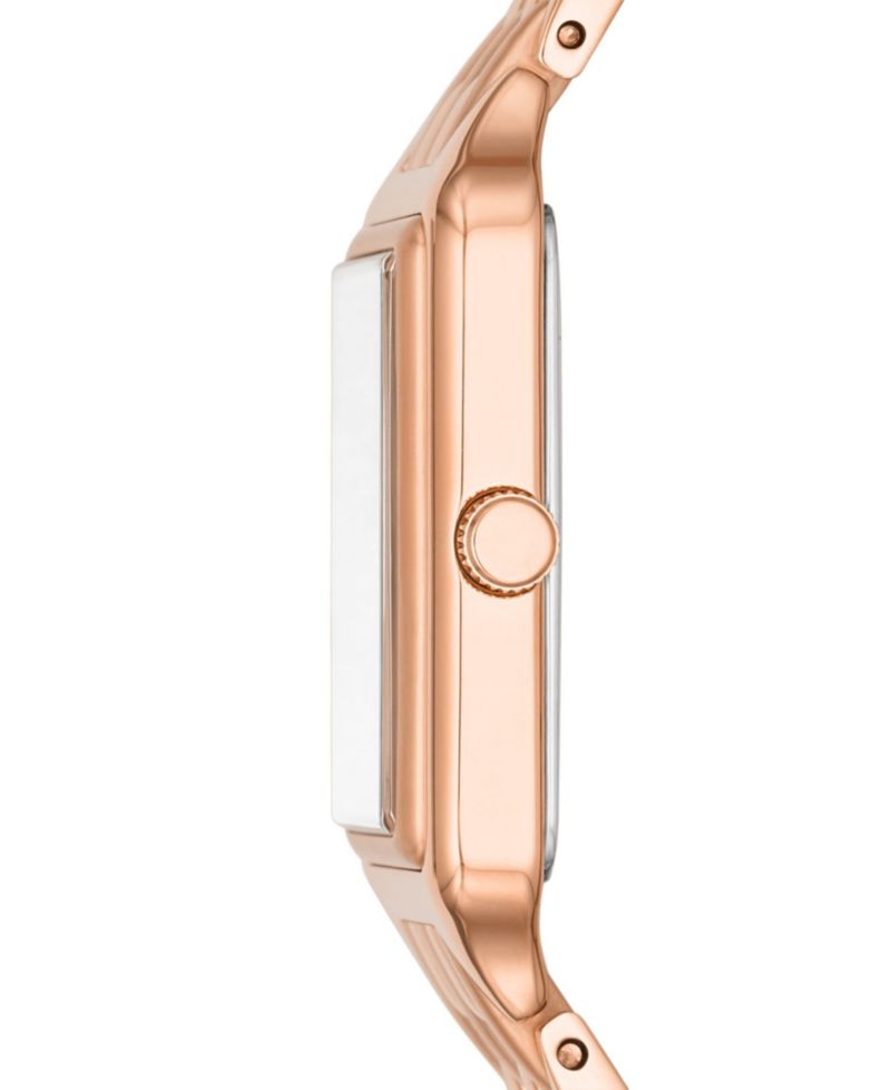 Women's Raquel Three-Hand Date Rose Gold-Tone Stainless Steel Bracelet Watch, 23mm