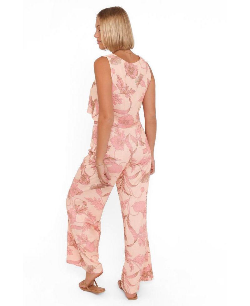 Women's Brayden Wide Leg Linen Pant