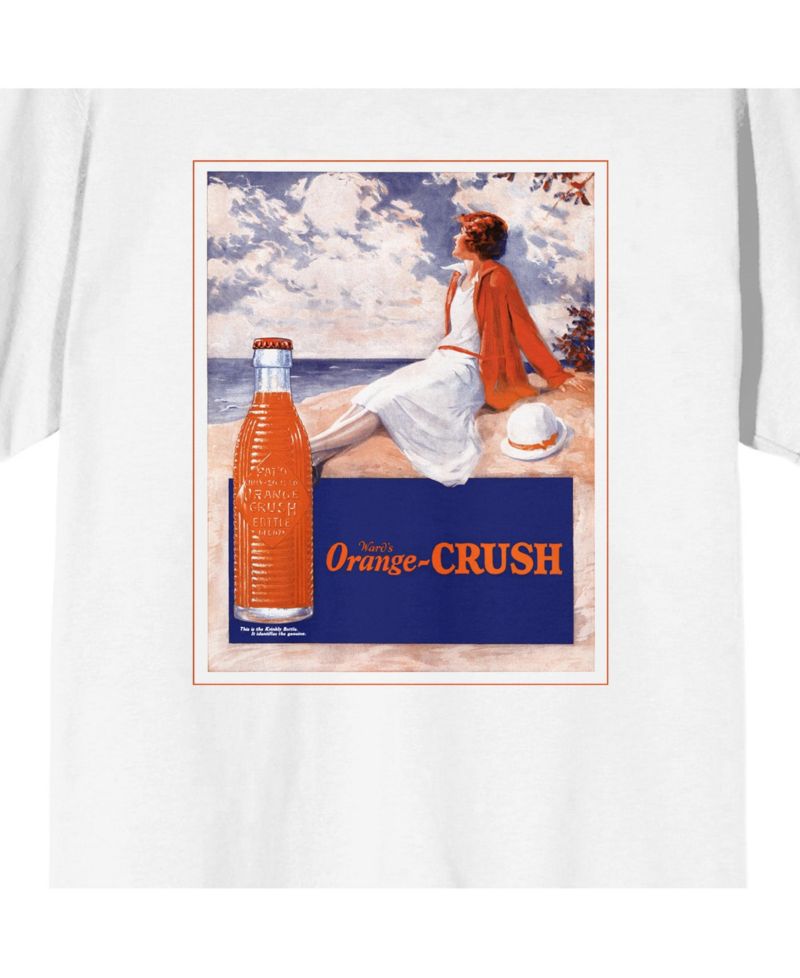 Big & Tall Woman On Seashore White