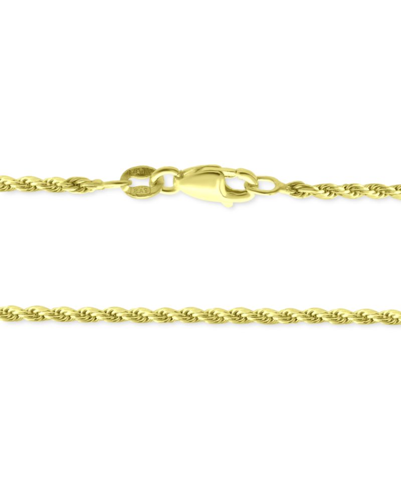 Necklace Diamond Cut Rope Chain Necklace and Bracelet