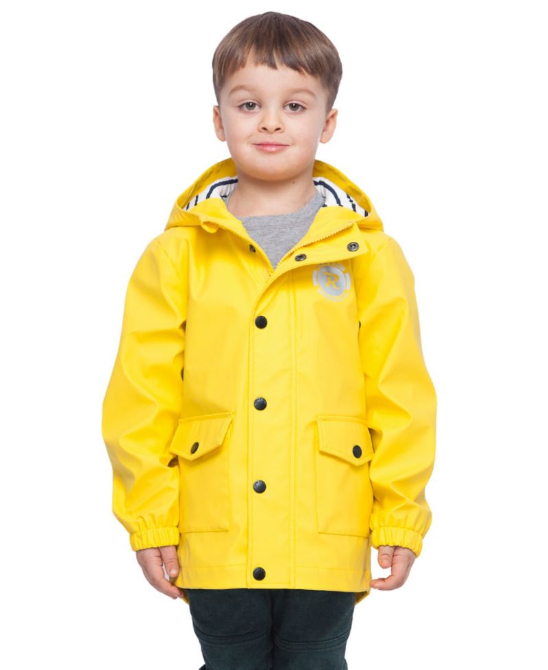 Boys Waterproof Rain Coats Rubberized Jackets