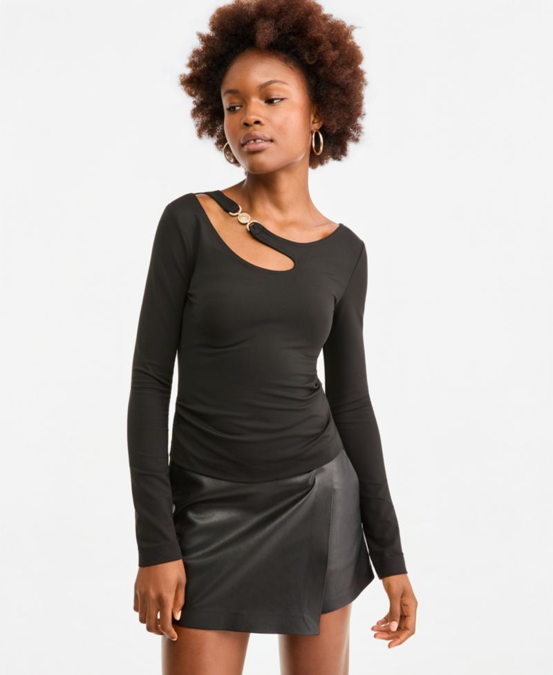 Women's Long Sleeve Eleanor Buckle Top