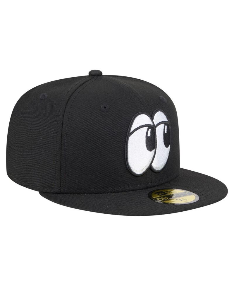 Men's Black Chattanooga Lookouts Authentic Collection 59FIFTY Hat