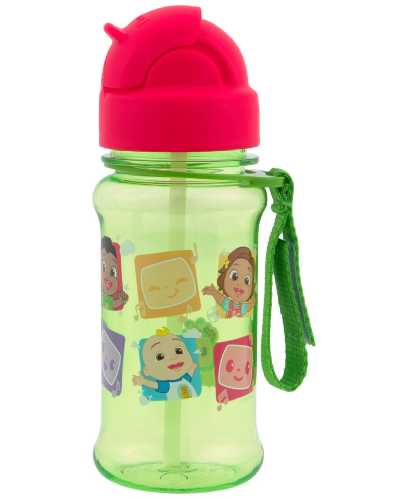 Baby Boys' and Baby Girls' CoComelon Tritan Renew Straw Bottle