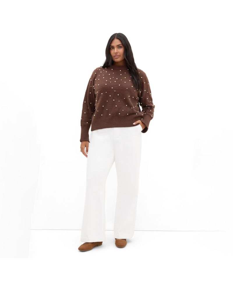 Plus Size women Pearl Gate Jumper